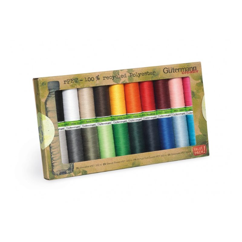 Gütermann sytrådsæt universal – 20 ruller á 100 m