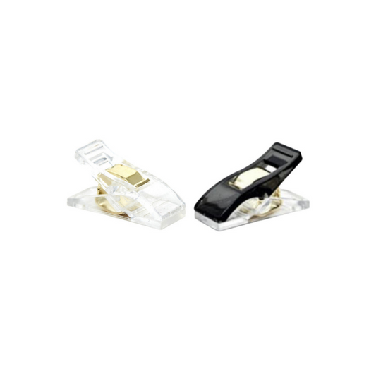 Hemline gold quilte clips - 30 stk.