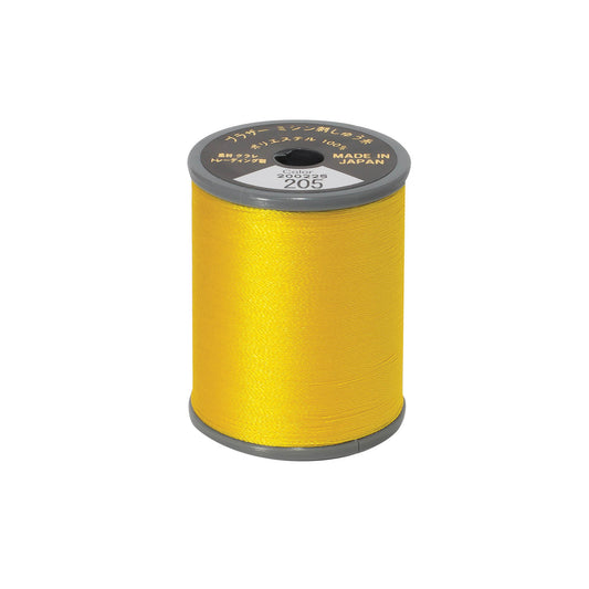 Brother satin-finish broderitråd – 205 gul