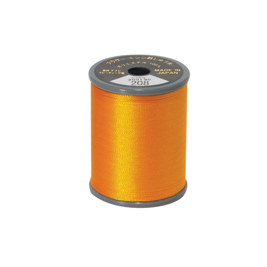 Brother satin-finish broderitråd – 208 Orange