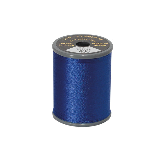 Brother satin-finish broderitråd – 406 Ultramarine