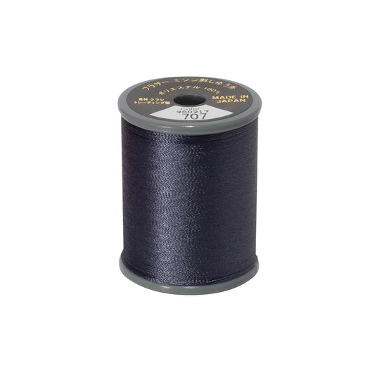 Brother satin-finish broderitråd – 707 Gråblå