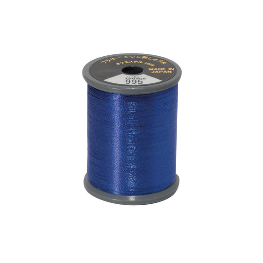 Brother metallic broderitråd – 995-Metallic Blå