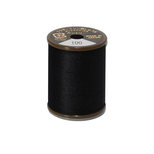 Brother mat-finish broderitråd - 100 Sort