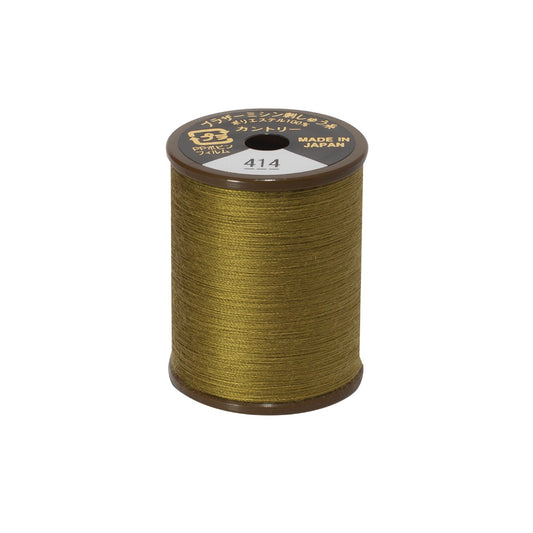 Brother mat-finish broderitråd - 414 Lys olivengrøn