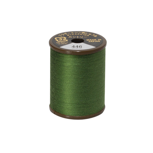 Brother mat-finish broderitråd - 446 Mosgrøn