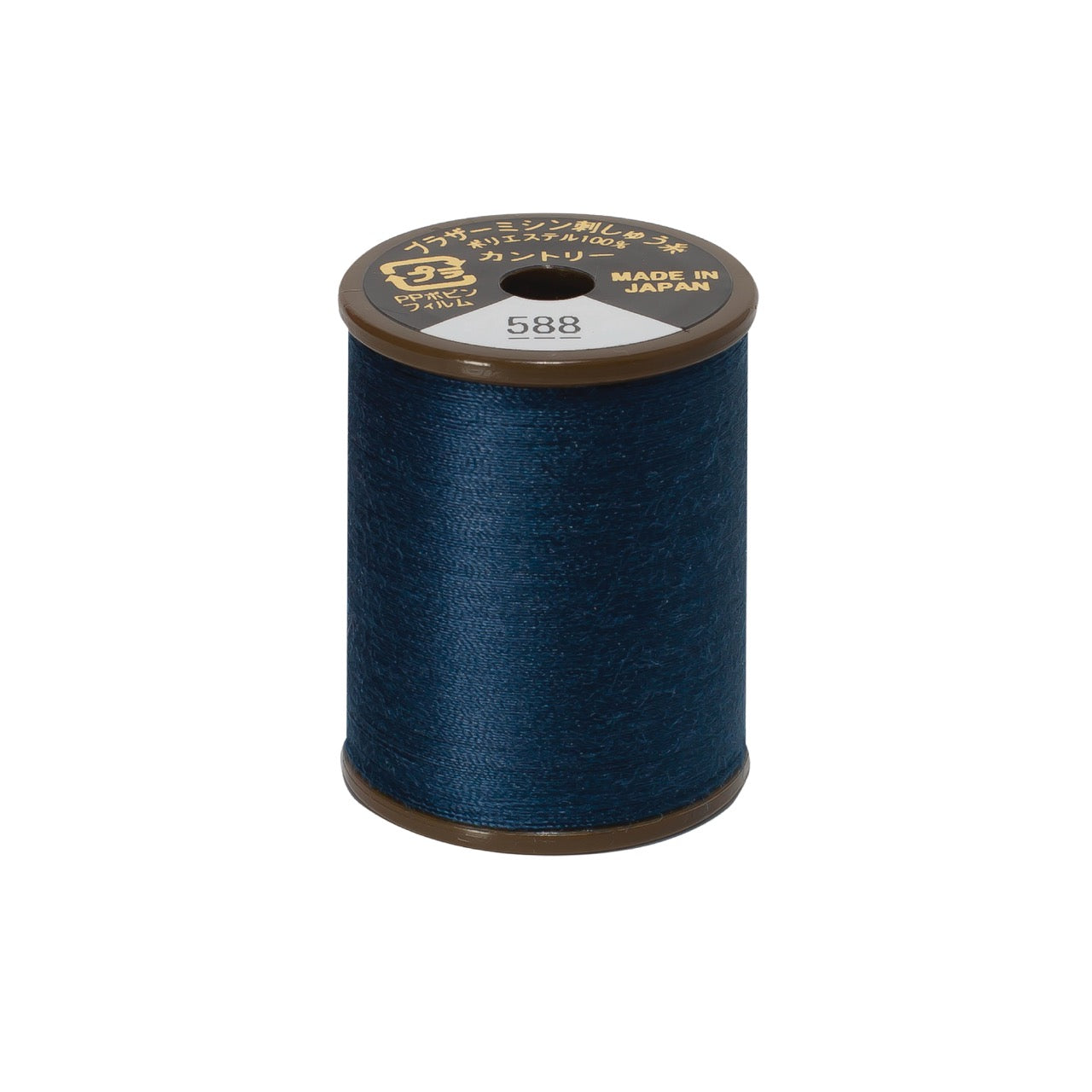 Brother mat-finish broderitråd - 588 Kongeblå