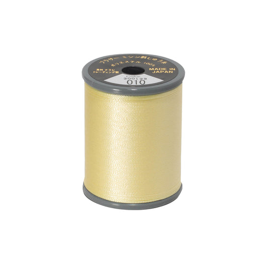 Brother satin-finish broderitråd – 010 Smørgul
