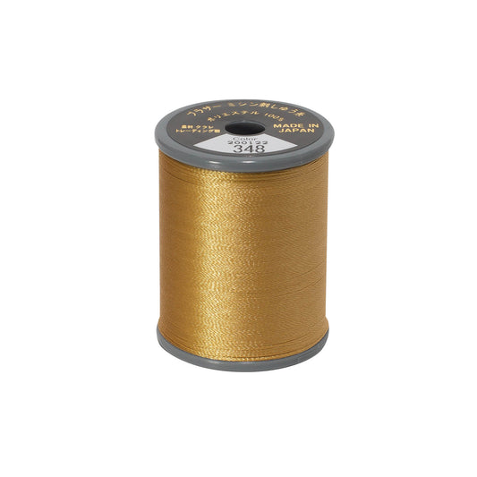 Brother satin-finish broderitråd – 348 Karamel