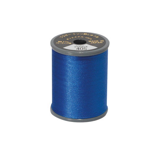 Brother satin-finish broderitråd – 405 Mørkeblå