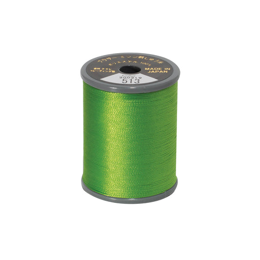 Brother satin-finish broderitråd – 513 Limegrøn