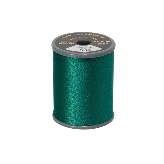 Brother satin-finish broderitråd – 534 Blågrøn
