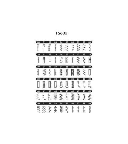 Brother FS60x  | Elektronisk symaskine